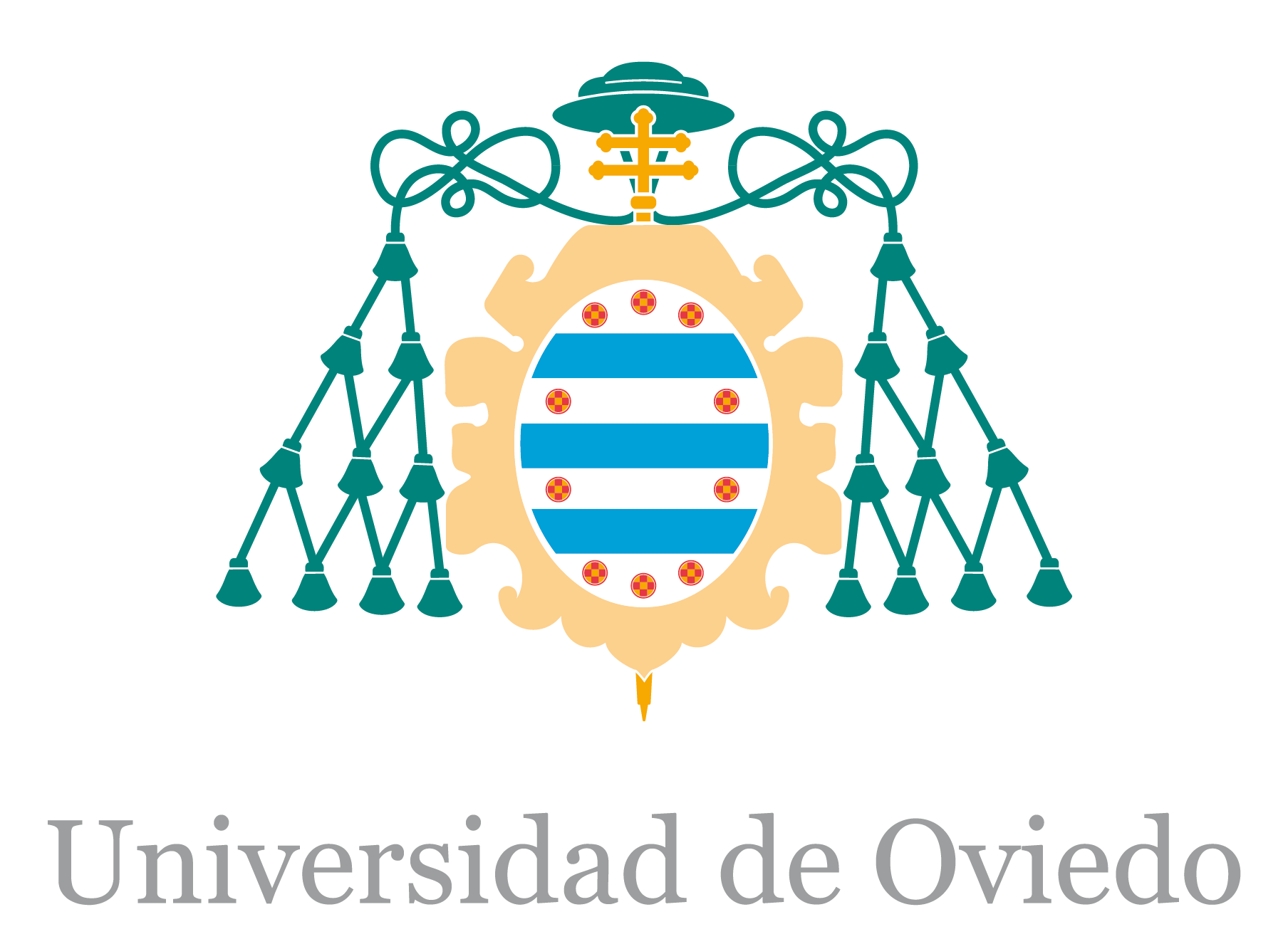 Emblema Universidad de Oviedo Vertical Color