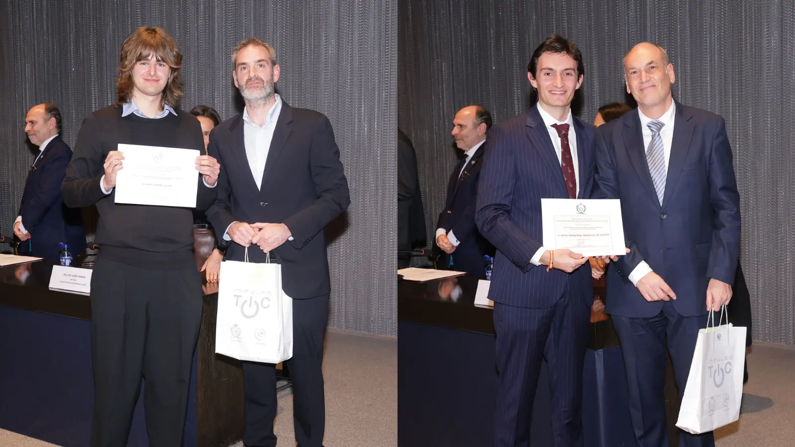Los Colegios Profesionales de Ingeniería Informática del Principado, en la graduación de la Escuela Politécnica de Gijón