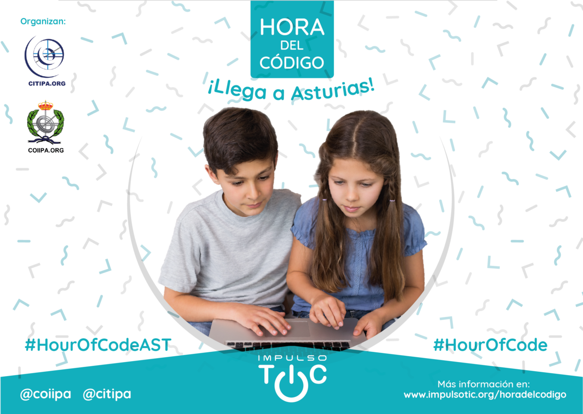 COIIPA y CITIPA organizan de nuevo Horas del Código en 2019. #HourOfCode