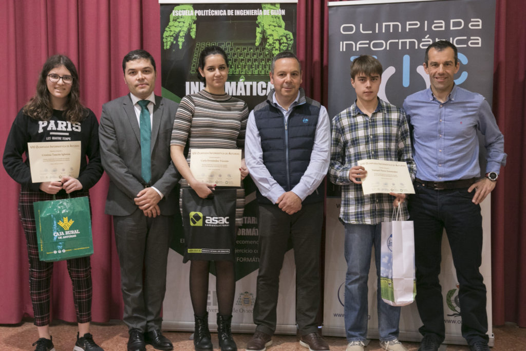 Olimpiada informatica asturias 2019 1 PREMIO EQUIPOS IES PANDO