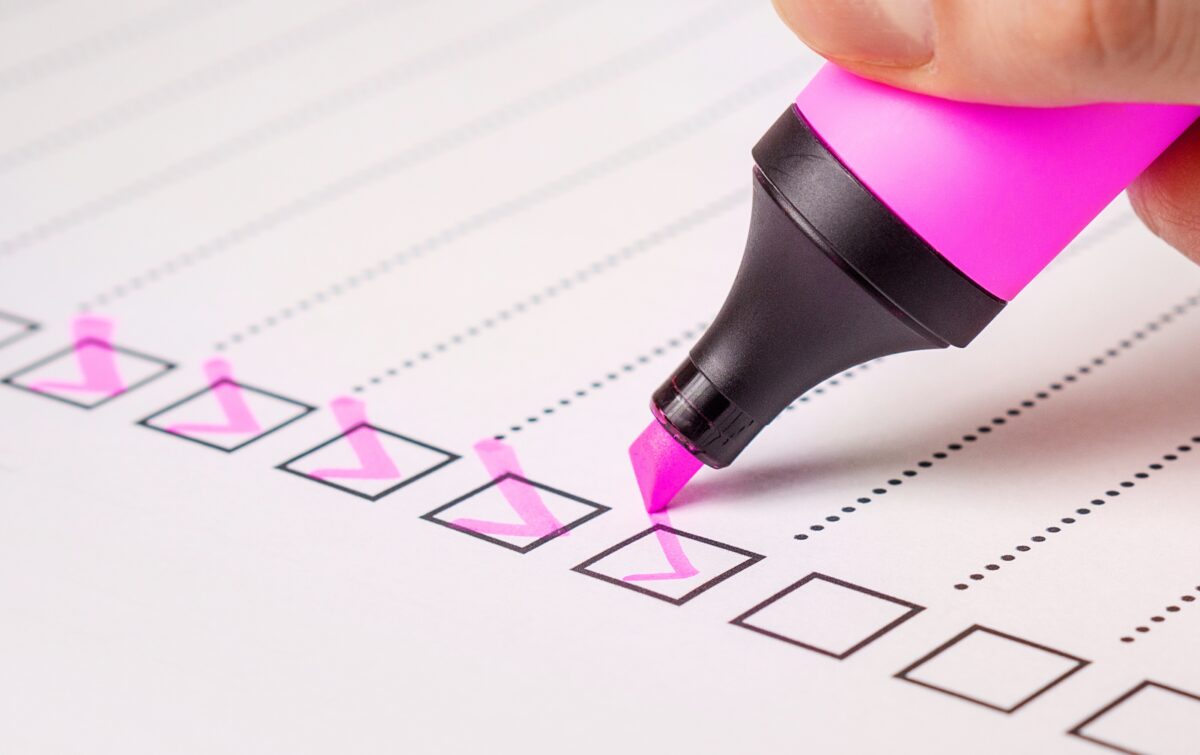 checklist 2077020