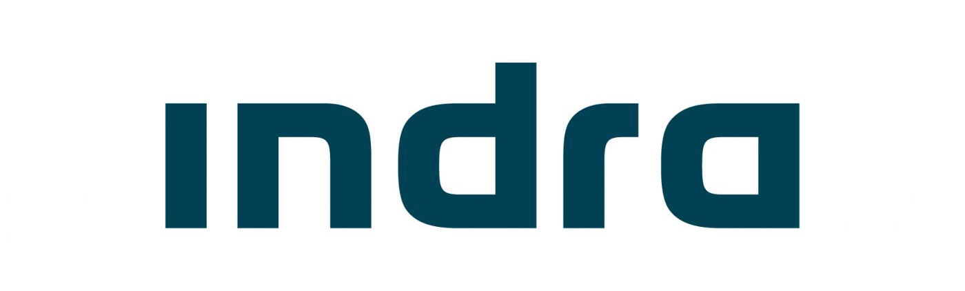 logotipo indra plata version principal